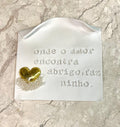 Pergaminho personalizado em cerâmica – Onde o amor encontra abrigo, faz ninho