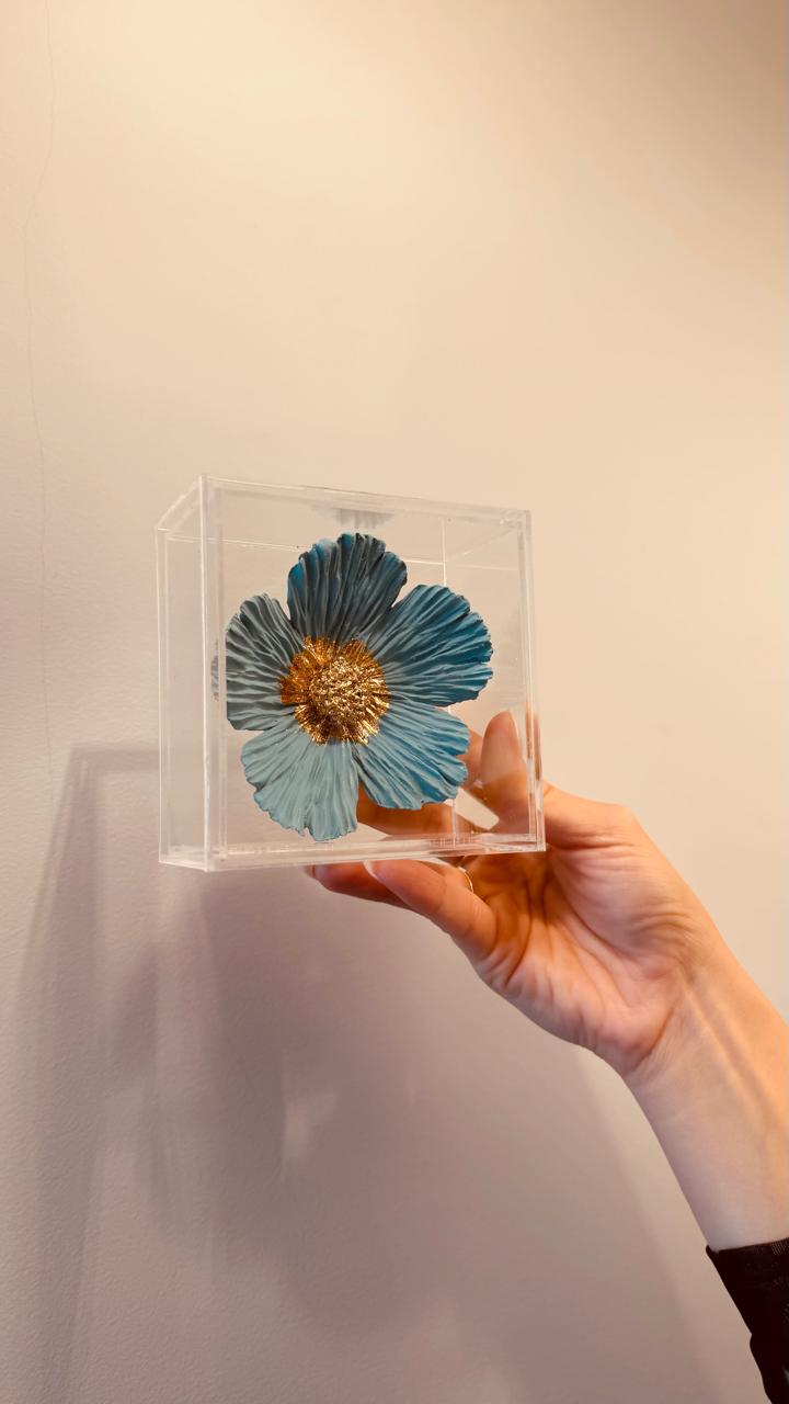 Flor Bruma - Azul claro