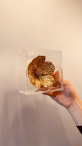 Flor Âmbar - Dourado